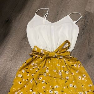 Alya White and floral romper